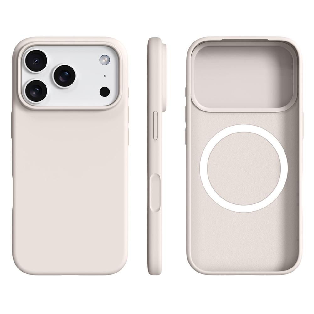 For iPhone 17 Pro Case Compatible with MagSafe Ultra Thin Liquid Silicone + PC Phone Cover