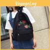 Stylish Women Ladies Canvas Shoulder School Bag With Spacious Main Compartment And Durable Design
