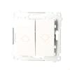 Shutter Button with Electric Lock for Simultaneous Activation 10 AX, White