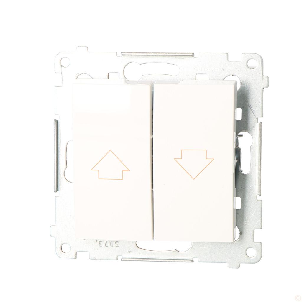 Shutter Button with Electric Lock for Simultaneous Activation 10 AX, White