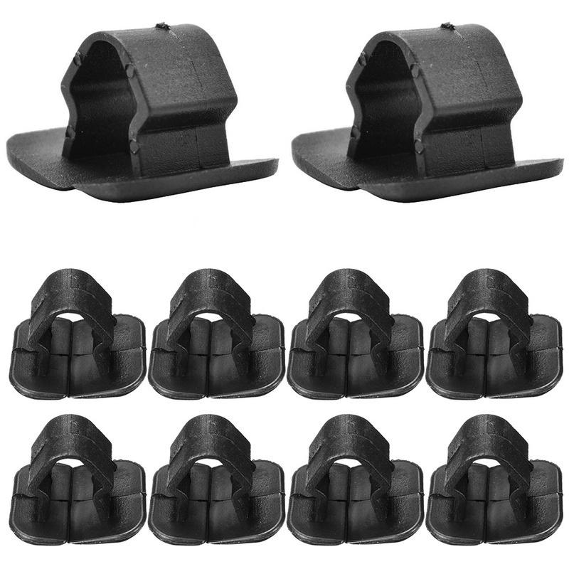 10pcs Car Hood Bonnet Insulation Clips Rivet Retainer 1H5863849A01C for VW Polo Tiguan Passat B5 B6 SEAT Leon 2 Skoda Octavia 2