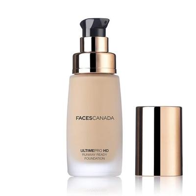 FACESCANADA Ultime Pro HD Runway Ready Liquid Full Coverage Foundation For All Skin Types - Natural,30Ml|Hd High Coverage|Blends Easily|Pack Of 1