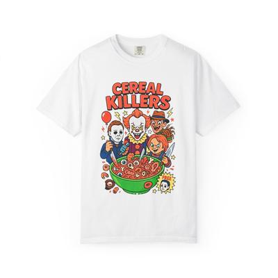 Cereal Killers T-Shirt - Spooky Fun Tee for Halloween, Horror Fans