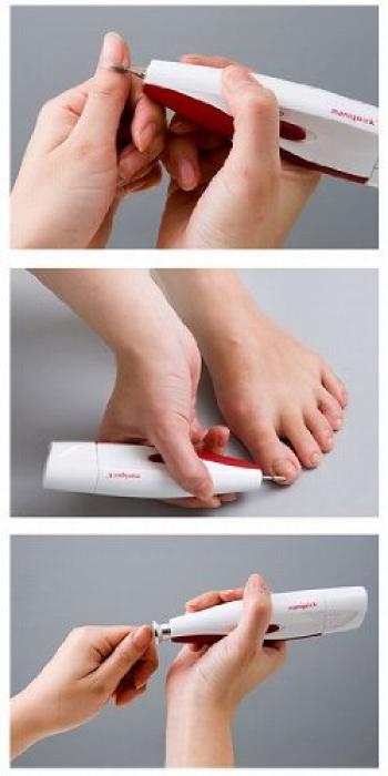 Maniquick Soft Touch MQ632 Red nail / [Lakes 21] [Self-help clipper]