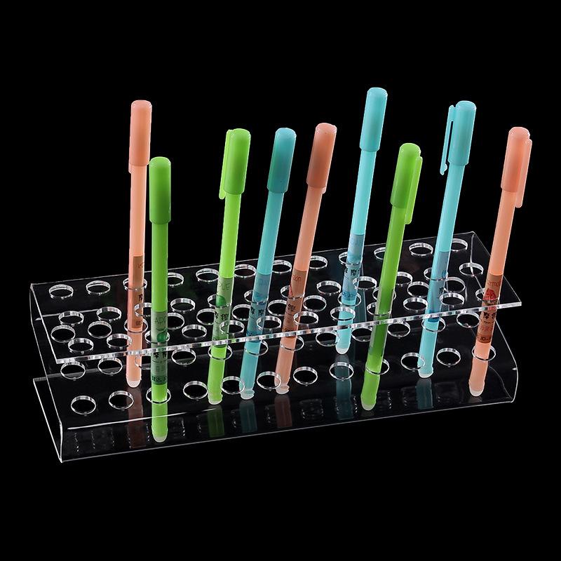 Klarer Acryl-Stifte- und Augenbrauenstift-Halter für das Bürodisplay