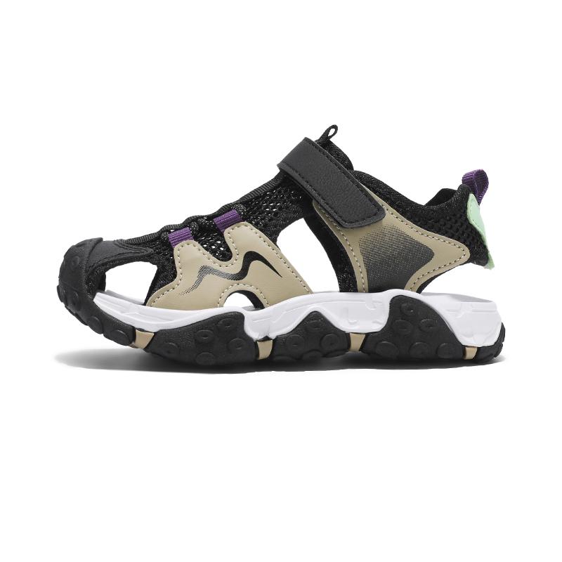 Kids' Beach Sandals Rotary Button Closed Toe Anti-collision Girls' Beach Sports Sandals Sandals for Boys