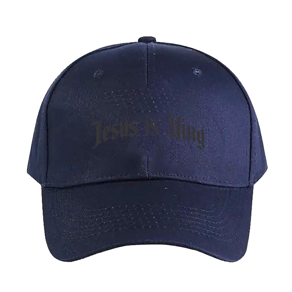 Jesus Is King Cool Fun Cap Summer Woman Man Adult Hat Fashion Casual Adjustable Printed Baseball Caps Trucker Cap