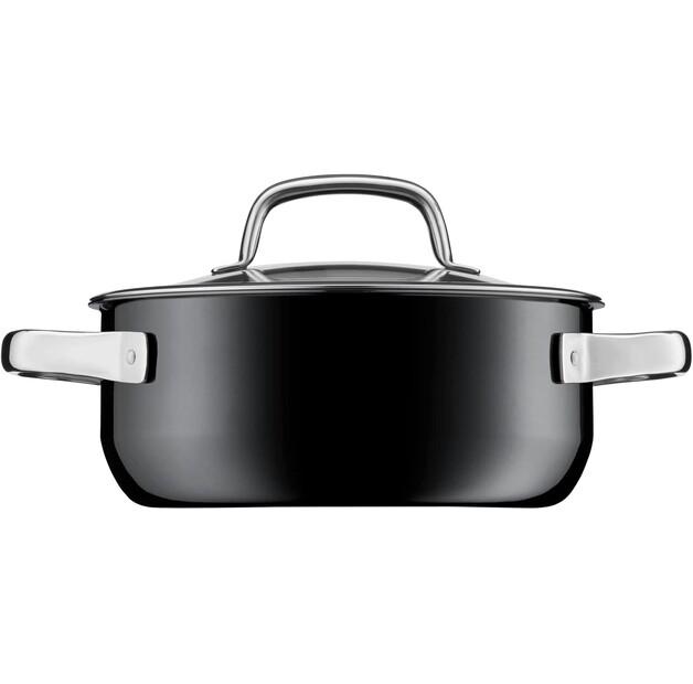 Набор сотейников WMF Fusiontec Mineral, чёрный, 4 предмета (05.1485.5290)