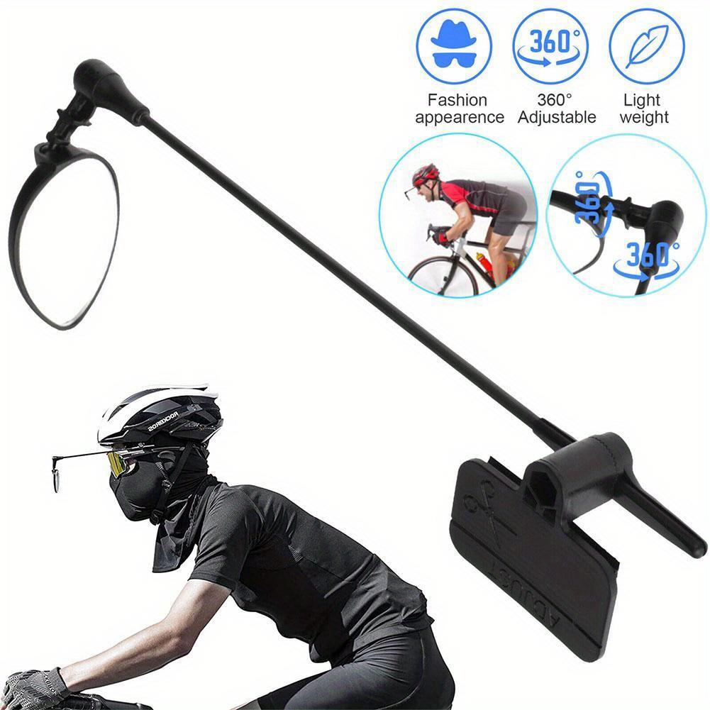 1 ks zpětné zrcátko cyklistické helmy 360 stupňů nastavitelné širokoúhlé lehké zrcátko pro jízdu na kolo zpětná zrcátka na kolo příslušenství