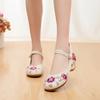 Fashion Casual Shoes for Women Vintage Elegant Ethnic Style Embroidery Streetwear Chinese Style Women's Shoes Summer New