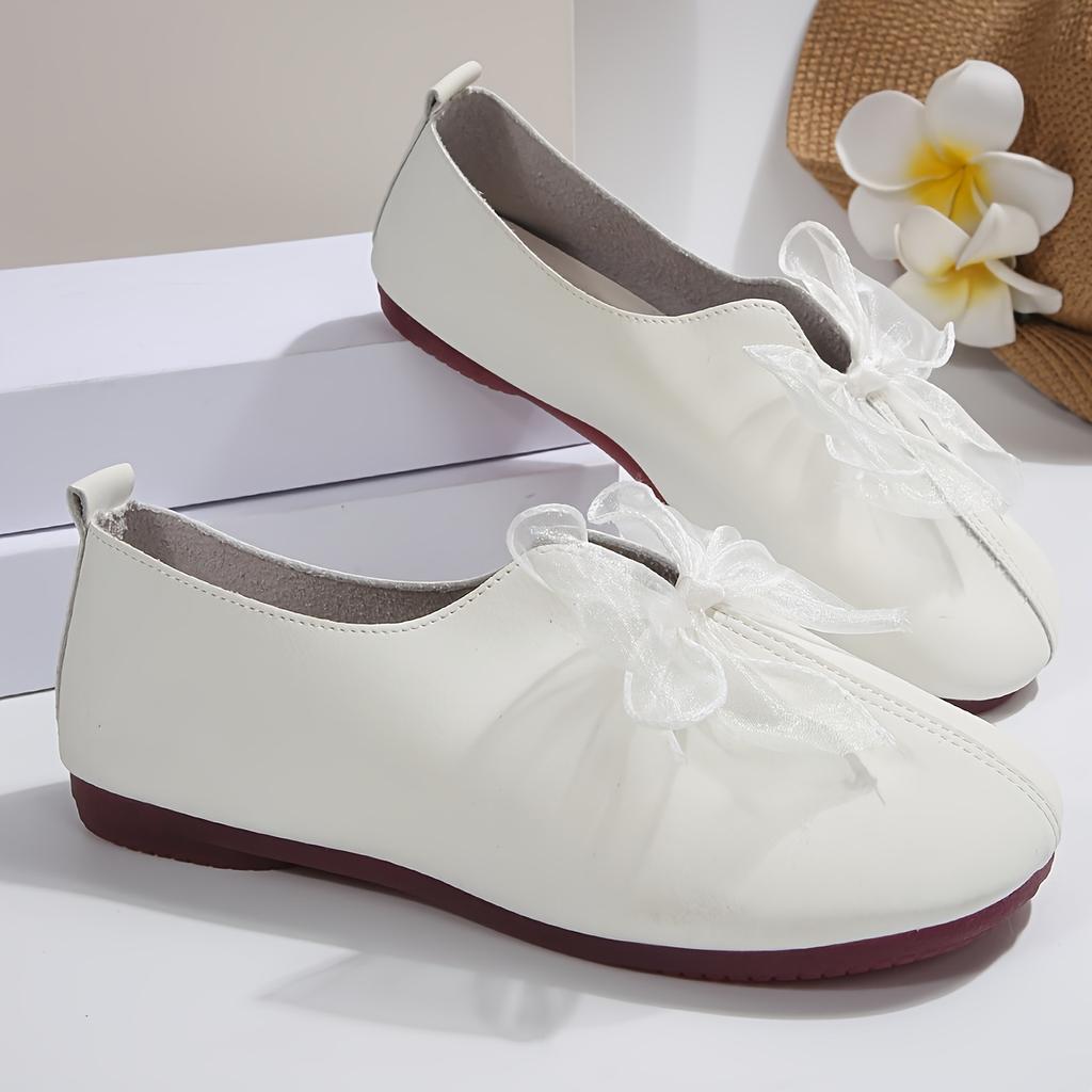 Women's Mary Jane Slip-On Shoes Strap, Comfortable Casual & Dressy Flats for All Seasons, Elegant Shoe Design