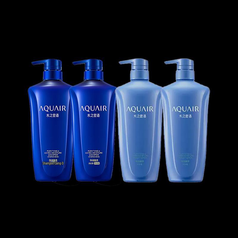 

AQUAIR Purifying & Nourishing Shampoo & Conditioner 600ml x4 Set