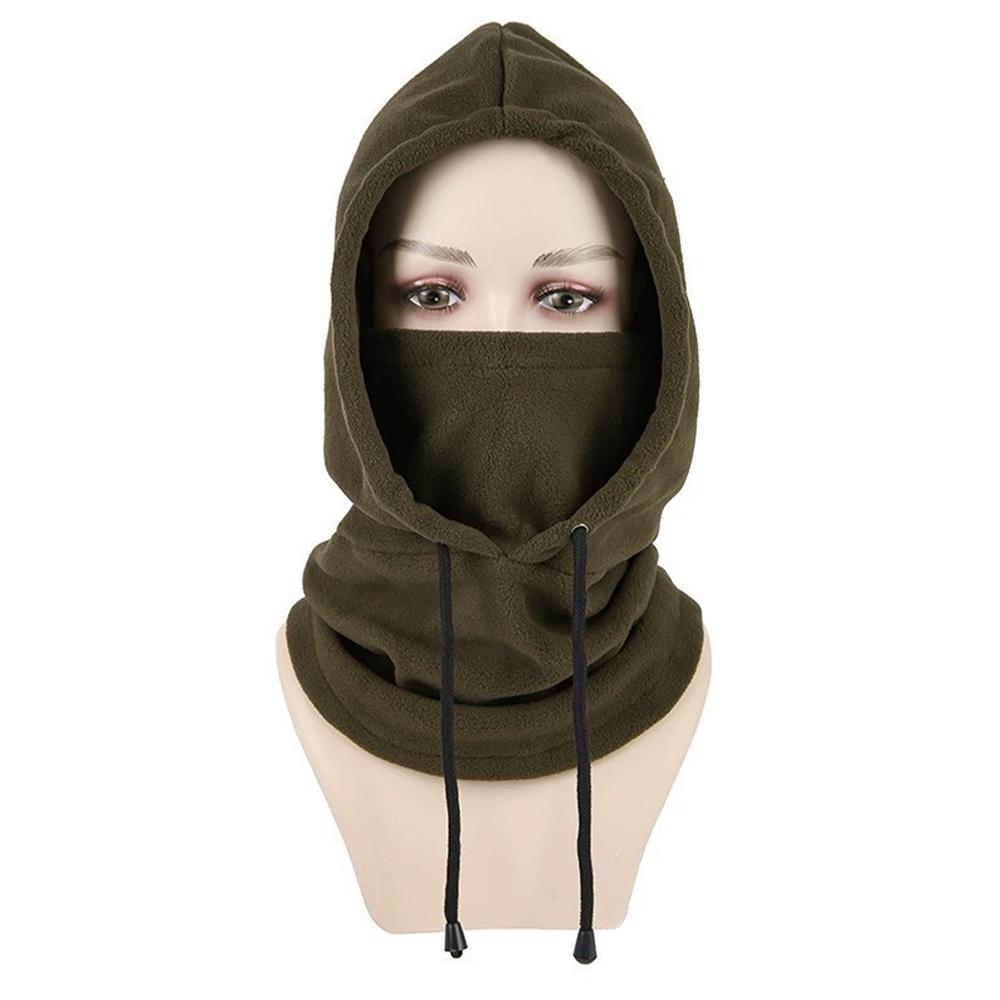 Autumn Winter Warm Cap Fleece Balaclava Hat Head Cover Neck Hat Motorcycle Bike Windproof Sports Scarf Caps for Men Women