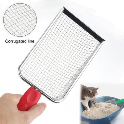 Yousheng Cat Litter Scoop Stainless Steel Deep Shovel Mesh Scooper Non-Stick Poop Sifting Scoop Kitten Pooper Lifter for Litter Box