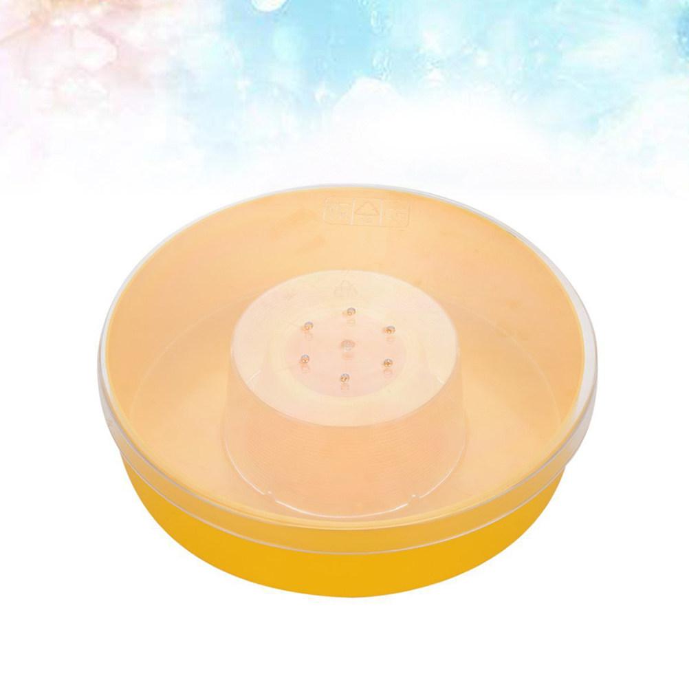Plastic Bee Feeding Bowl and Waterer for Honeybees Easy Install Creative Beekeeping Accessory Tool Bee Water Feeder Supplies