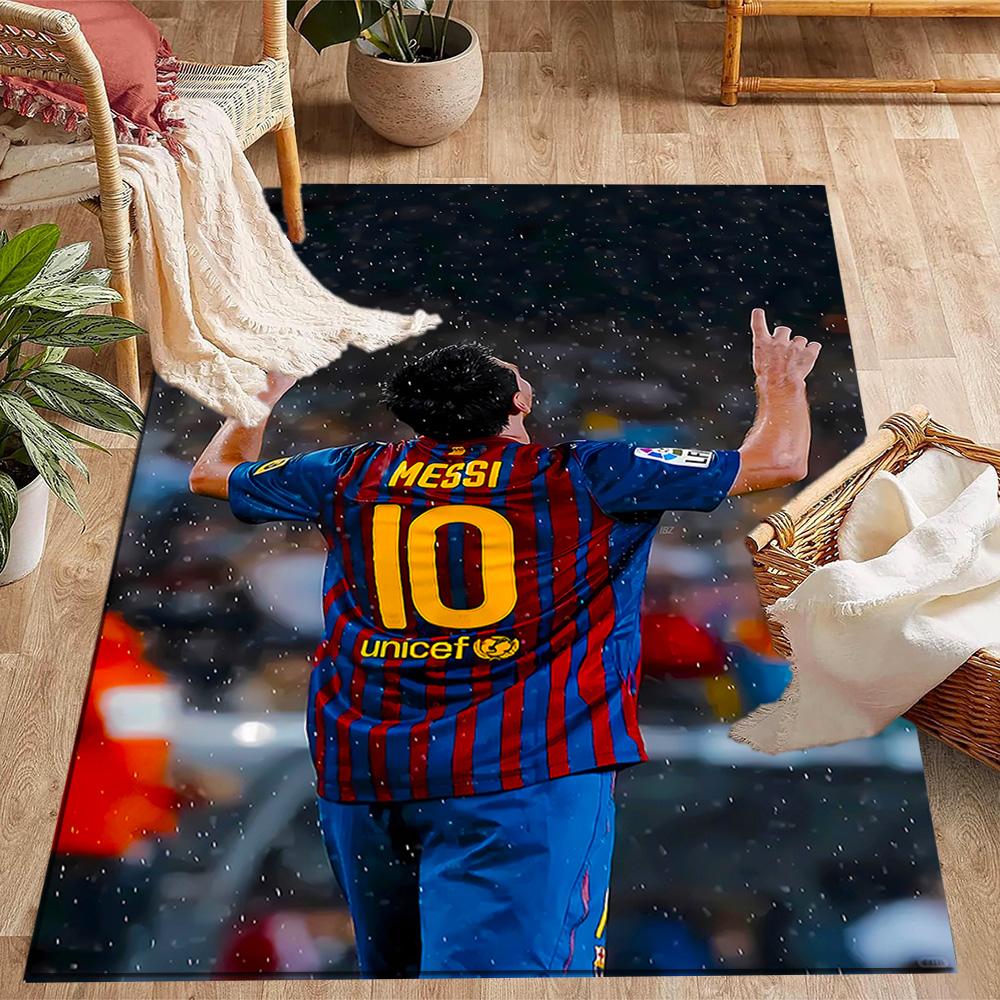 Argentina's Messi Action Carpet Design for Living Rooms Bedrooms Playrooms Kitchen Antislip Carpet Anime Office Decor Wedding Party Gift