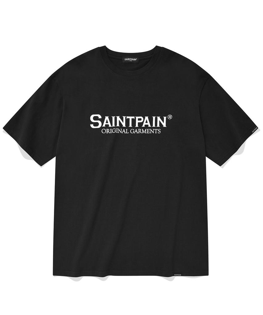 Saint Pain Sp Original Logo T-Shirt - Black And White