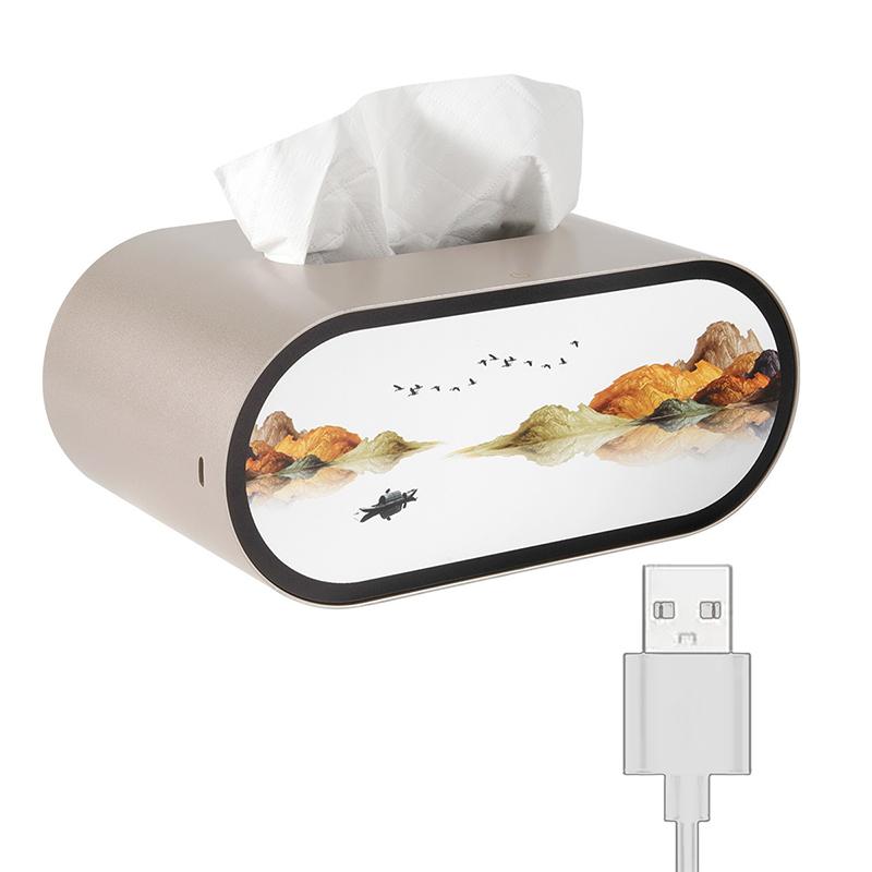 

Light Painting Tissue Box Oval Tissue Boxes Aesthetic Luxury Napkin Case Elegant Multifunctional Napkin Cases Table Decoration
