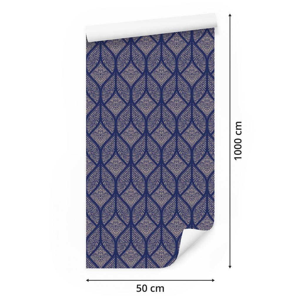Geometric abstract pattern wallpaper for living room and bedroom 50x1000