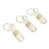 10Pcs Table Card Clips Reusable Metal Desktop Number Menu Display Holder for Wedding Event Restaurant Parties 70mm Gold
