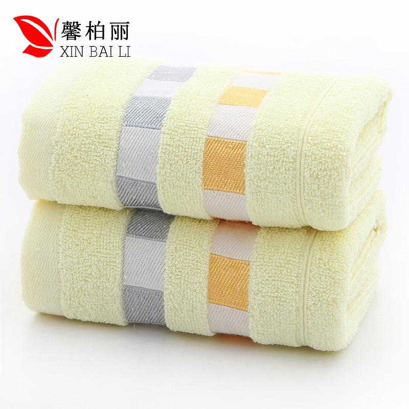 

Полотенце Однотонное полотенце для лица в ломаную клетку Подарочное ответное полотенце 32*71CM