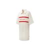 Puma Select Mmq Series Color Block Striped Casual Sports Polo Dress Women Dresses White 536542-65