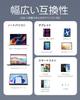 AOHI 140W USB C To USB C Cable with LED PD 140W Fast Nylon and Aluminum Data Compatible with MacBook Galaxy and Other Android Devices Display,