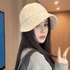 Korean Style Flower Embroidered Fisherman's Hat Sun Protection Sun Hat for Women Spring Sun Protection Sun Hat