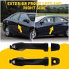 4X Door Handle Outside Exterior Black Front Rear for 2012-2017 Toyota Camry EXV