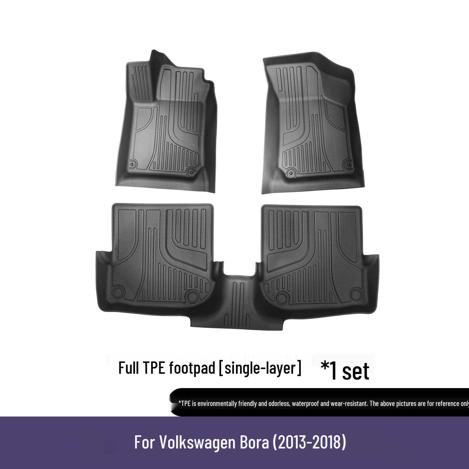 

Volkswagen Bora Full Car TPE Floor Mats - Car-Specific, Eco-Friendly Protection
