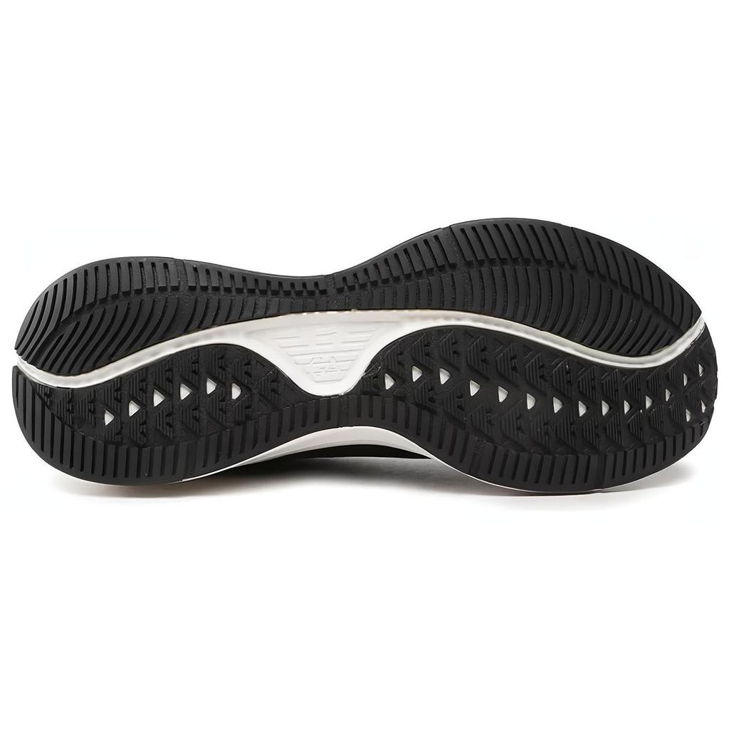 Emporio Armani EA7 Tkaninové Šněrovací Běžecké Boty Odolné Nízké Sportovní Ležérní Boty Unisex Teniska Černá X8X125XK303N763
