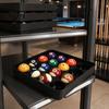 Billardkugelständer Tablett für 16 Kugeln, 3D-gedruckter Pooltisch Zubehörhalter, Snooker Transport Aufbewahrungstablett,