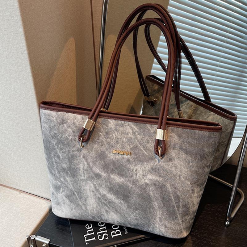 Sommer Neuer Stil Strukturierte Tasche Studenten Pendeltasche für den Unterricht Lässige Tragetasche