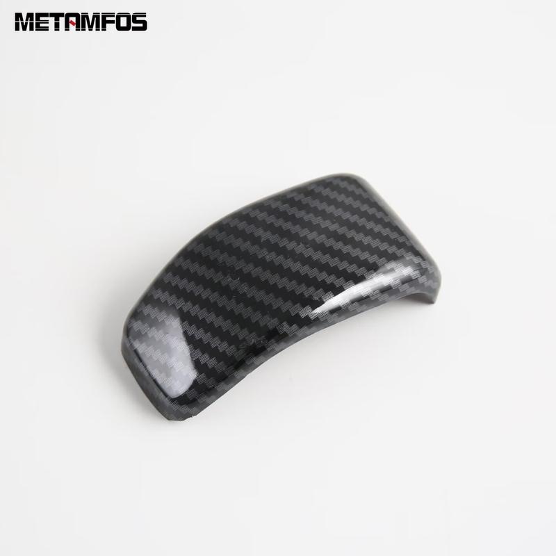 For Subaru Forester 2025 2026 Carbon Fiber Gear Shift Knob Head Cover Trim Decoration Sticker Interior Accessories Car Styling