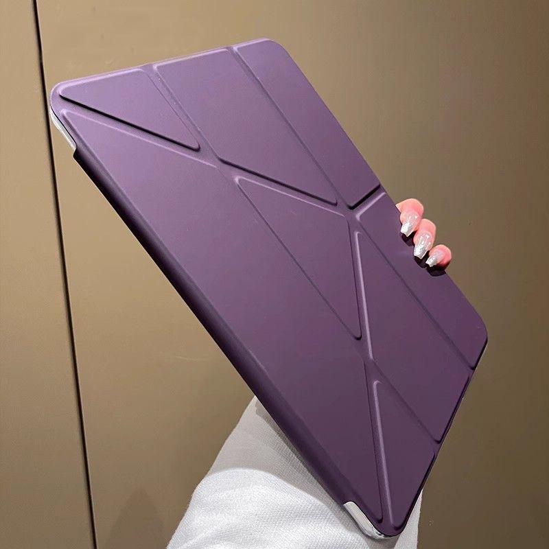 Case Magnetic for IPad Air 11th 11 4 5 10th 10.9 9.7 Cover IPad 7th 8th 9th Gen 10.2 3 10.5 11 with Y-Shaped Fold Clasp Funda