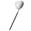 Heart Shaped Lash Mirror Professional Portable Stainless Steel Makeup Eyelash Mirror for Lash Extension