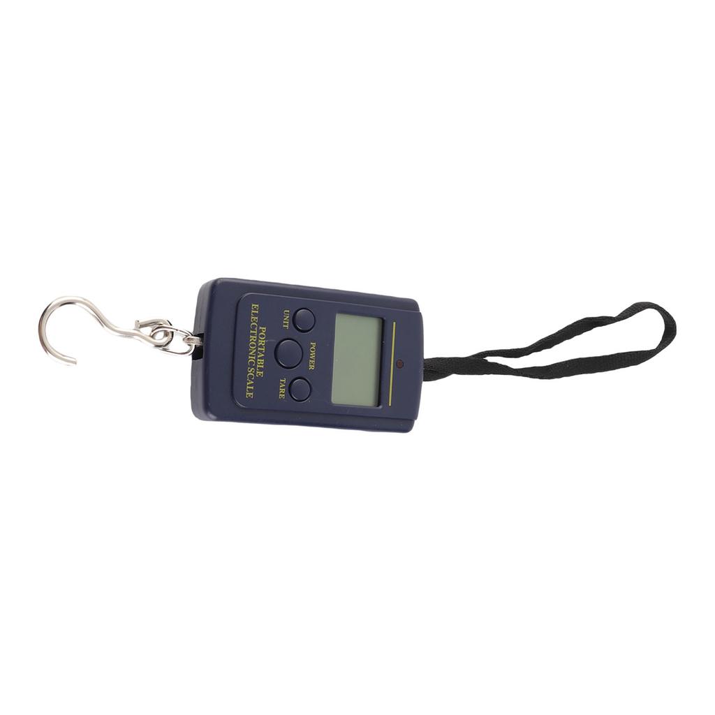Large LCD Display Electronic Suspension Scale, 40Kg/10g Capacity Portable with Hook for Luggage