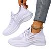 Shoes women's flying woven women's net shoes versatile trend casual foreign trade women's sports shoes soft sole breathable lightweight women's shoes