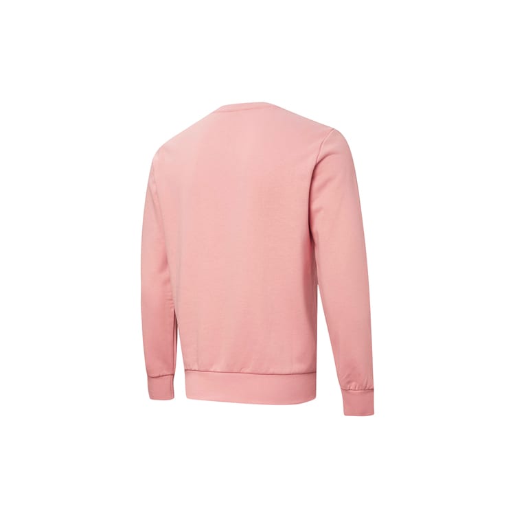 PUMA Sweatshirts Men's Wedding Pink Crew Neck Moderate Regular 599296-14
