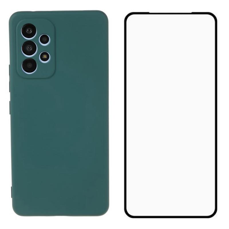 For Samsung Galaxy A53 5G Case Precise Cutout TPU Phone Cover with Screen Film