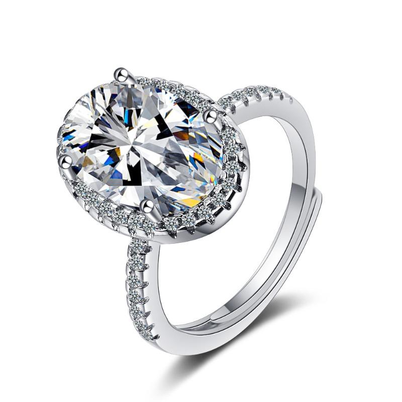 Copper Ring 5A Zircon For Women Cassic Wedding Jewelry Engagement Bands Fine Fashion Gift Party High Quality