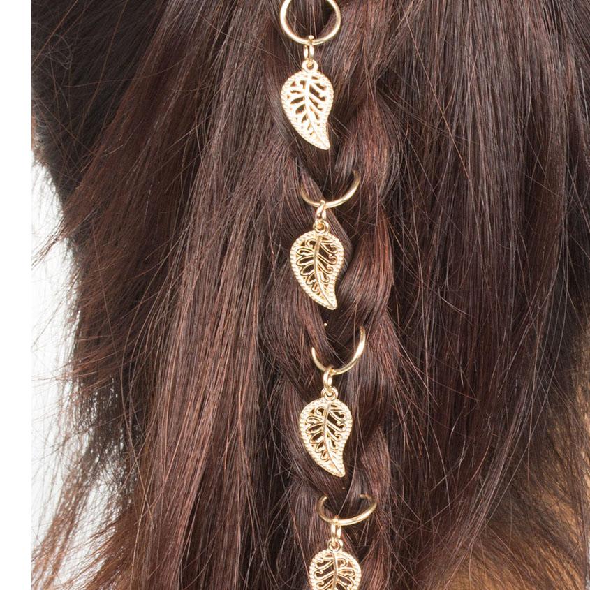 New Creative Hair Accessories Fashion Headdress Pigtails DIY Leaves, Stars and Shells Personalized Hairpin Hair Accessories