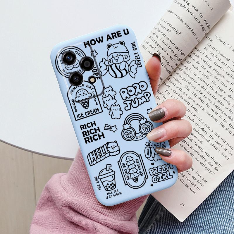 Beautiful Flowers For Honor 200 Lite Case Cute Heart Leopard Print Cover Soft Silicone Matte Protective Women Gilrs Back Fundas