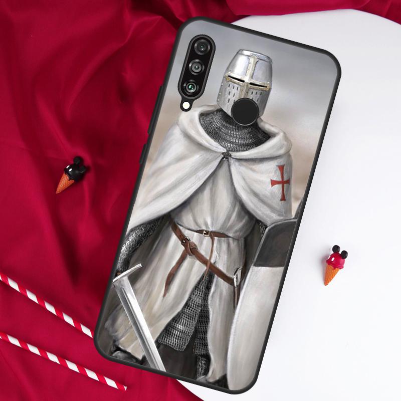 Knights Templar For Huawei Nova 11 Pro 9 10 SE Y60 Y70 Y90 Y61 Y91 Y73 Y72 12i 11i 8i P20 P30 P40 Lite Case