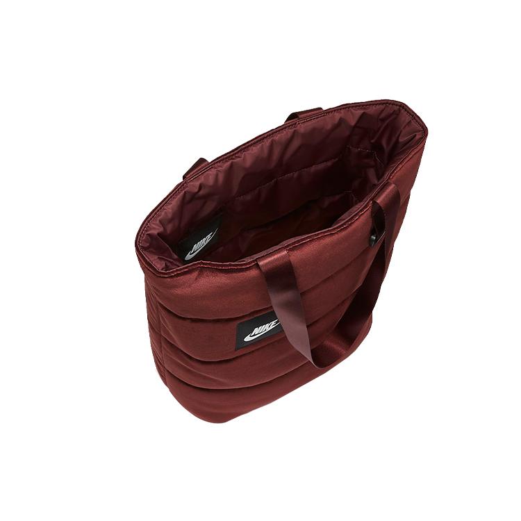 New Nike Polyester Tote Bag, Shopping Bag, Shoulder Bag Unisex Maroon CU3930-624