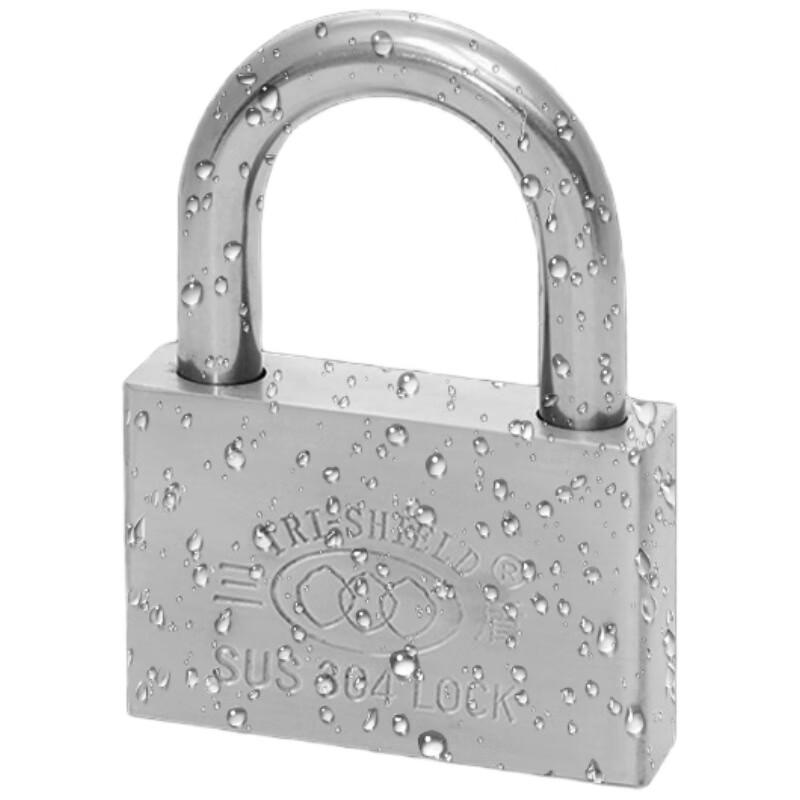 LiJiuhong 304 Stainless Steel Waterproof Outdoor Padlock