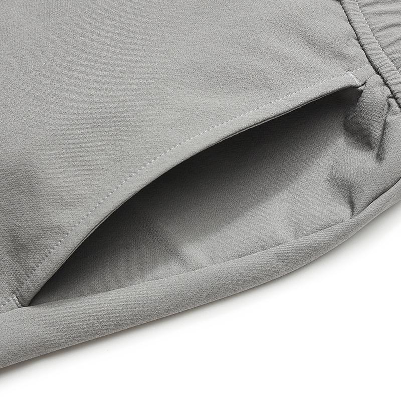 Fila Original Fashion Classic Workwear Soft Comfortable Brushed Woven Straight Leg Casual Pants Women Pants Elegant-Gray F11W549802FGY