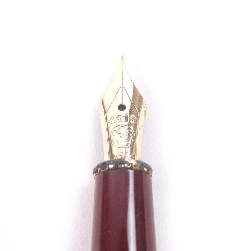 Very Good MONTBLANC fountain pen Meisterstück Classic Bordeaux 14K mens Used