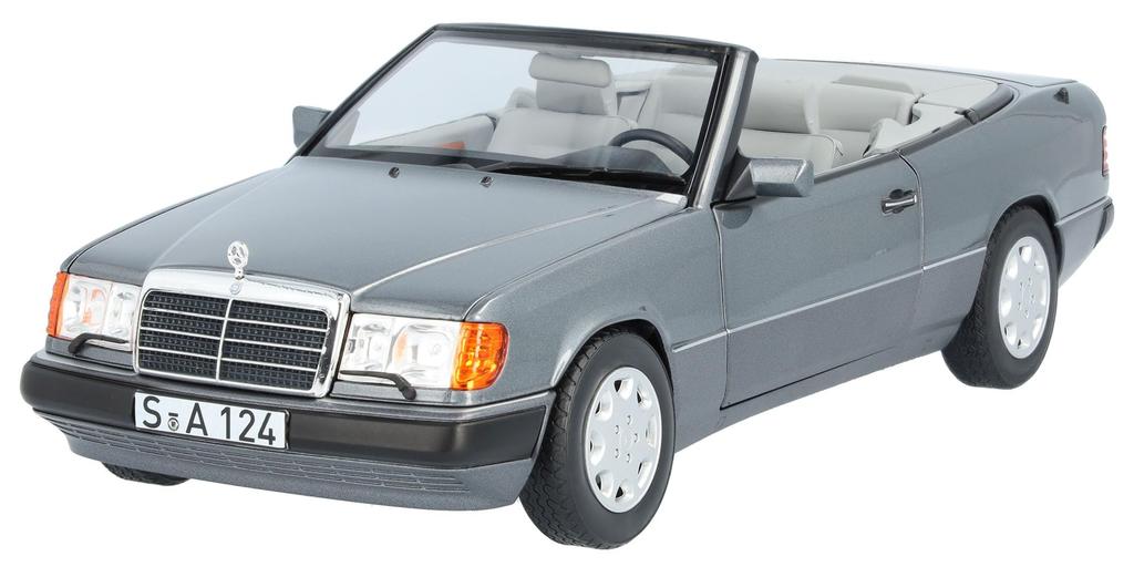 [Mercedes-Benz Collection] Genuine 300 CE-24 Cabriolet A124 1/18 Scale Pearl Grey Diecast Model