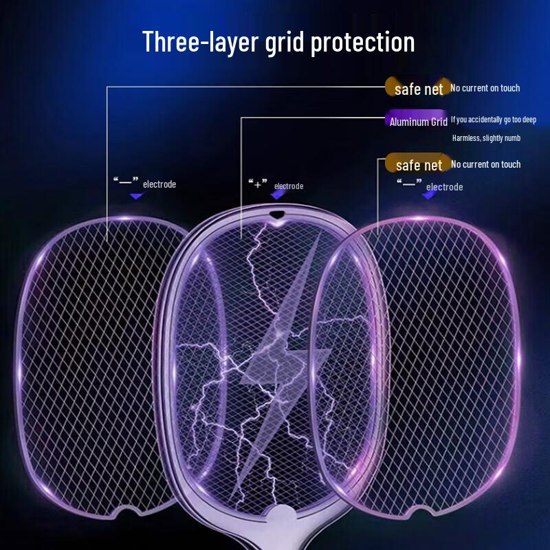2-in-1 Electric Mosquito Swatter & Killer Lamp